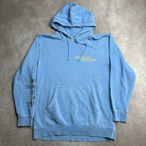Morgan Wallen One Thing At A Time Tour Hoodie Blue Mens Medium Tracklist Graphic